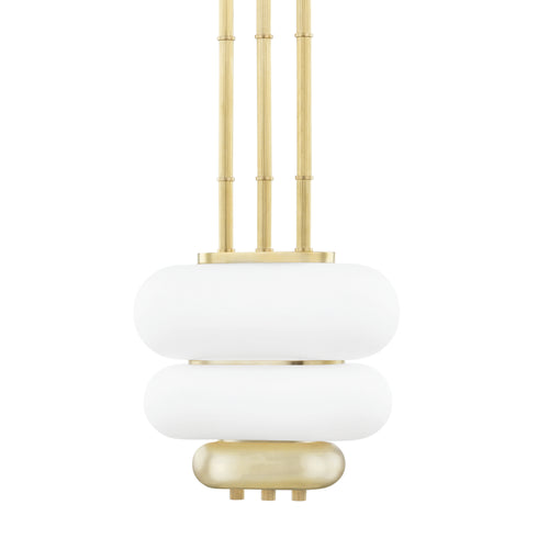 Hudson Valley Palisade 2 Light Pendant Model: KBS1354702-AGB