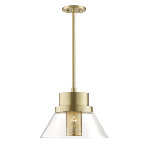 Hudson Valley Paoli 1 Light Large Pendant Model: 4032-AGB