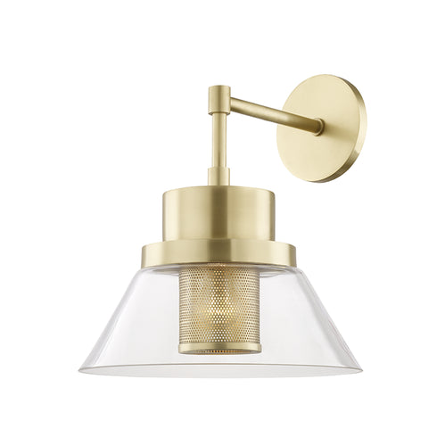 Hudson Valley Paoli 1 Light Wall Sconce Model: 4030-AGB