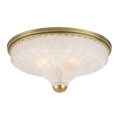 Hudson Valley Paris 3 Light Flush Mount Model: 2516-AGB
