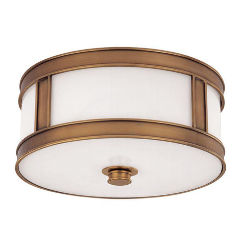 Hudson Valley Patterson 2 Light Flush Mount Model: 5513-AGB