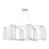 Hudson Valley Pebble 8 Light Chandelier Model: 3478-AGB