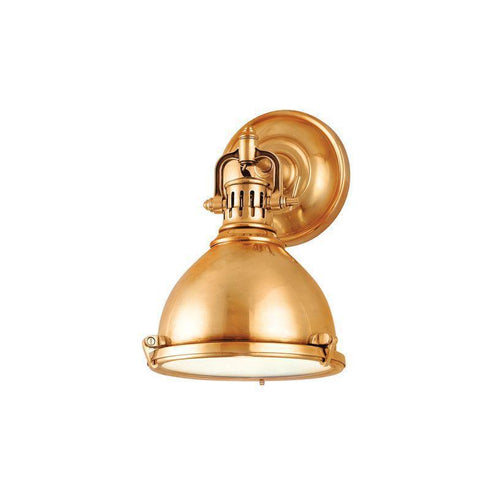 Hudson Valley Pelham 1 Light Wall Sconce Model: 2209-AGB