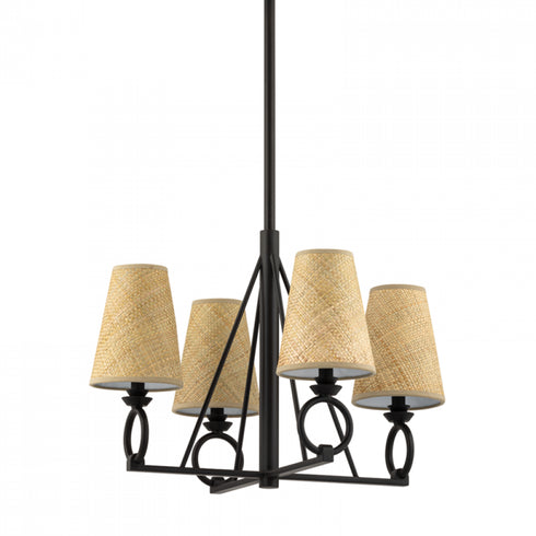 Hudson Valley Pendelton 4 Light Chandelier Model: 1724-WP
