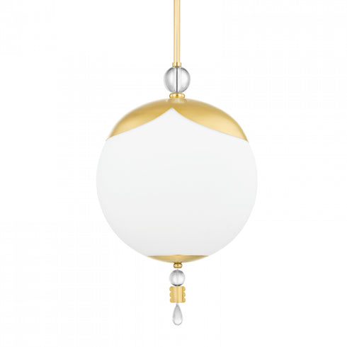 Hudson Valley Perla 1 Light Large Pendant Model: KBS1748701L-AGB