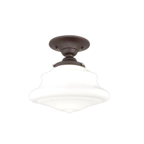 Hudson Valley Petersburg 1 Light Semi Flush Model: 3409F-OB