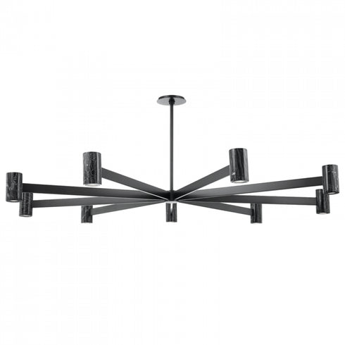 Hudson Valley Predock 9 Light Chandelier Model: 9164-BBR