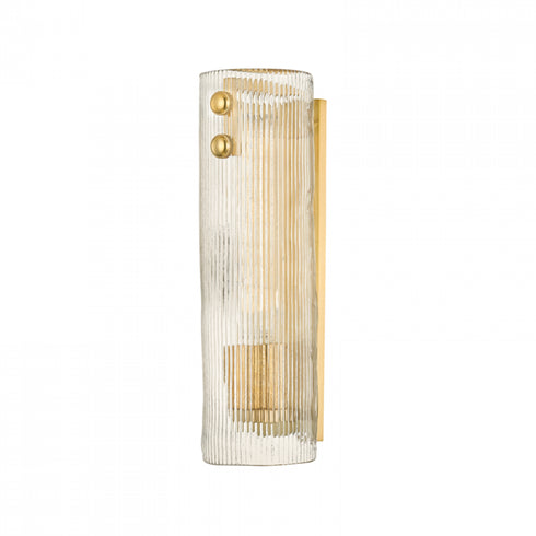 Hudson Valley Prospect Park 1 Light Wall Sconce Model: 1414-AGB