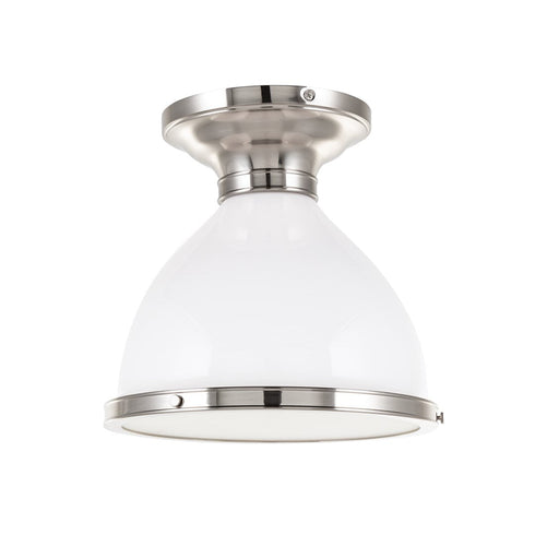 Hudson Valley Randolph 1 Light Semi Flush Model: 2612-AGB