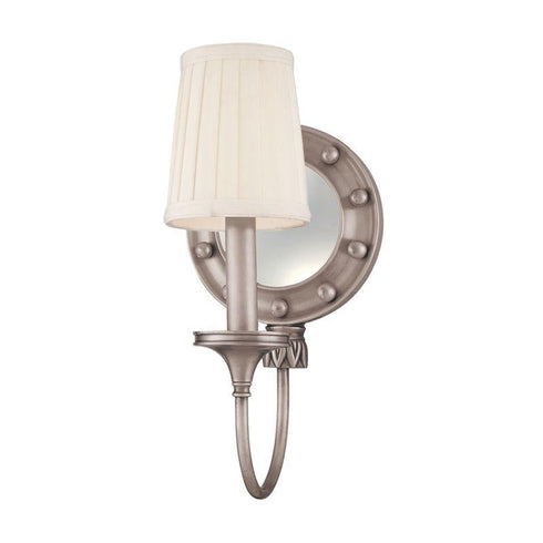 Hudson Valley Regent 1 Light Mirrored Wall Sconce Model: 631-ON