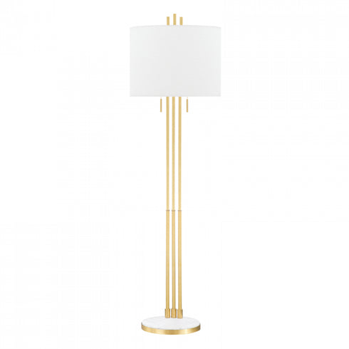 Hudson Valley Remsen 2 Light Floor Lamp Model: L1666-AGB