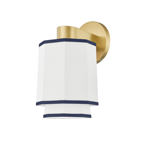 Hudson Valley Riverdale 1 Light Wall Sconce Model: 3201-AGB