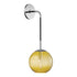 Hudson Valley Rousseau 1 Light Wall Sconce Light Amber Glass Model: 2020-AGB-LA