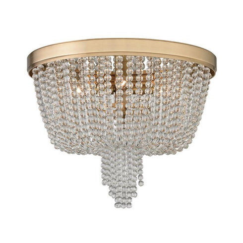 Hudson Valley Royalton 4 Light Flush Mount Model: 9008-AGB
