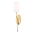 Hudson Valley Rutland 1 Light Wall Sconce Model: 3711-AGB-WS
