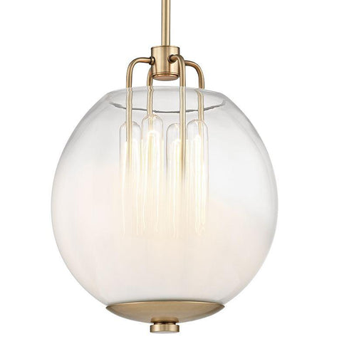 Hudson Valley Sawyer 4 Light Pendant Model: 5712-AGB