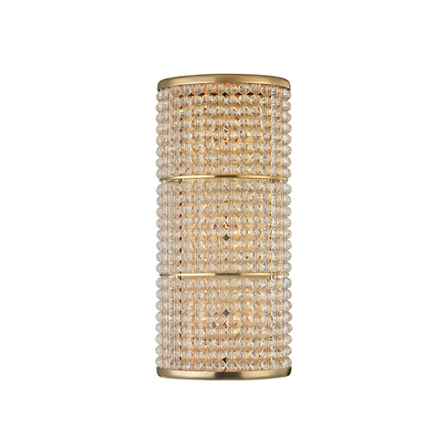 Hudson Valley Sherrill 3 Light Wall Sconce Model: 1023-AGB