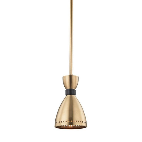 Hudson Valley Solaris 1 Light Pendant Model: 4140-PN