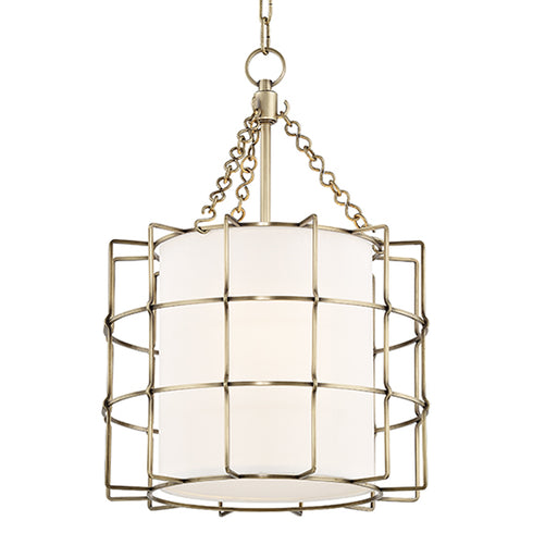 Hudson Valley Sovereign 2 Light Pendant Model: 1516-AGB