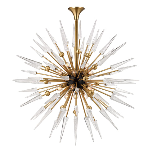 Hudson Valley Sparta 18 Light Chandelier Model: 9048-AGB