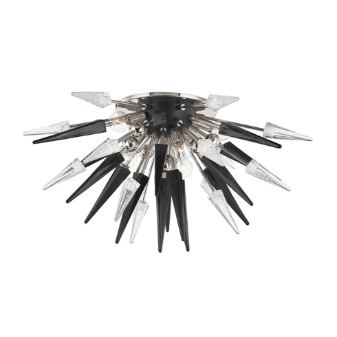 Hudson Valley Sparta 6 Light Semi Flush Model: 9027-AGB