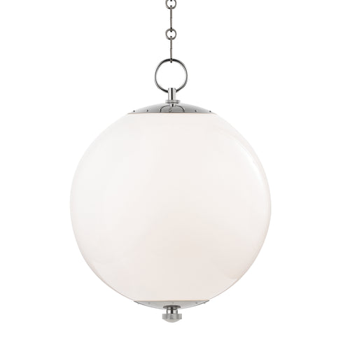 Hudson Valley Sphere No.1 1 Light Large Pendant Model: MDS701-PN