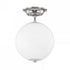 Hudson Valley Sphere No.1 1 Light Semi Flush Model: MDS703-AGB