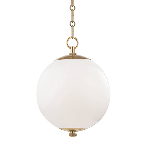 Hudson Valley Sphere No.1 1 Light Small Pendant Model: MDS700-AGB