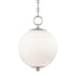 Hudson Valley Sphere No.1 1 Light Small Pendant Model: MDS700-AGB