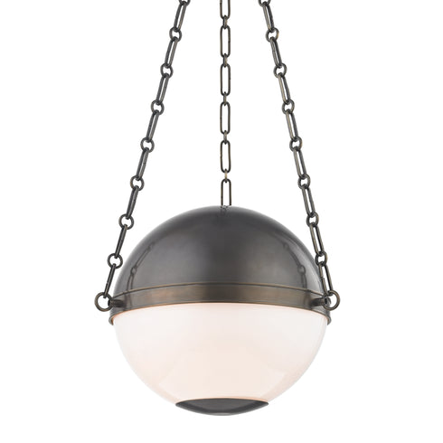 Hudson Valley Sphere No.2 2 Light Small Pendant Model: MDS750-DB