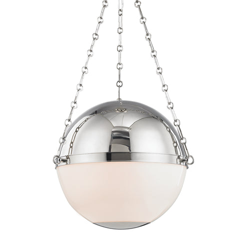 Hudson Valley Sphere No.2 3 Light Large Pendant Model: MDS751-PN
