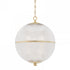 Hudson Valley Sphere No. 3 1 Light Large Pendant Model: MDS801-AGB