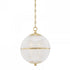Hudson Valley Sphere No. 3 1 Light Small Pendant Model: MDS800-AGB