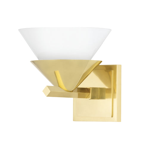 Hudson Valley Stillwell 1 Light Wall Sconce Model: 6401-PN