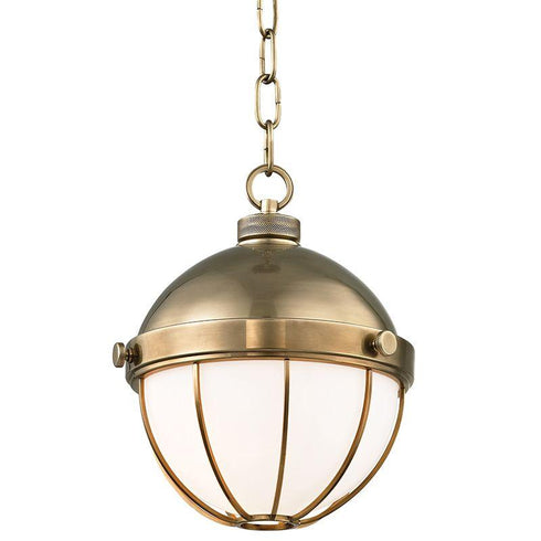 Hudson Valley Sumner 1 Light Pendant Model: 2309-AGB