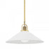 Hudson Valley Syosset 1 Light Large Pendant Model: 2620-AGB/BK