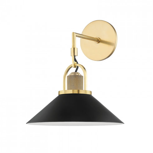Hudson Valley Syosset 1 Light Wall Sconce Model: 2601-AGB/WH