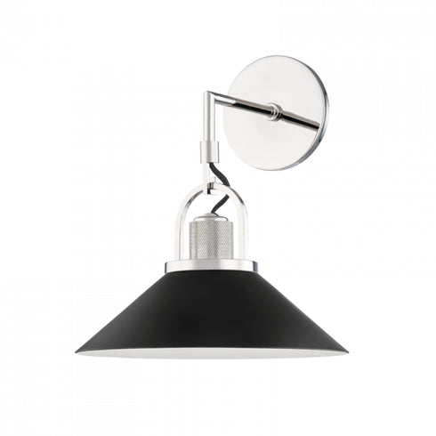 Hudson Valley Syosset 1 Light Wall Sconce Model: 2601-AGB/WH