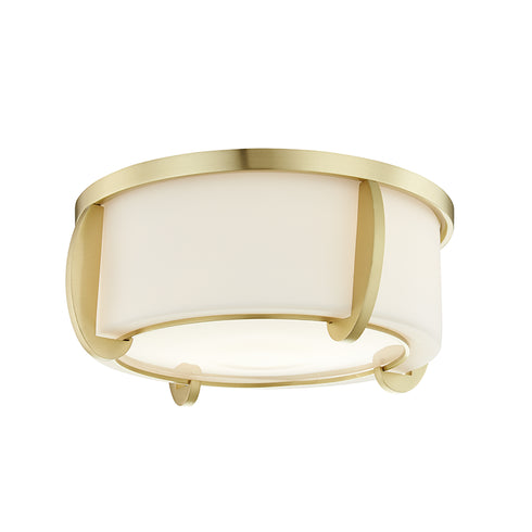 Hudson Valley Talon 2 Light Small Flush Mount Model: 4613-AGB