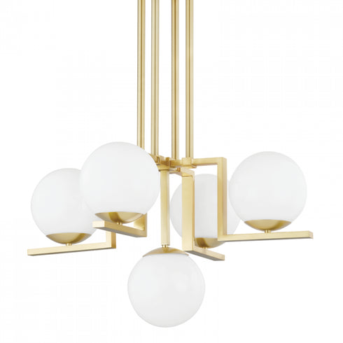 Hudson Valley Tanner 5 Light Chandelier Model: 5085-PN
