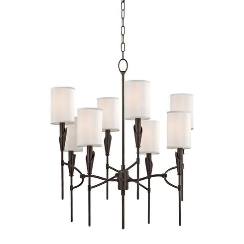 Hudson Valley Tate 8 Light Chandelier Model: 1304-AGB