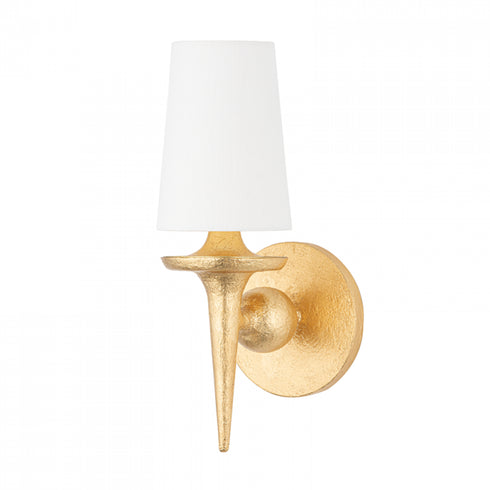 Hudson Valley Torch 1 Light Wall Sconce Model: 6601-WP