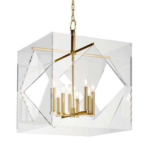 Hudson Valley Travis 8 Light Chandelier Model: 5924-AGB