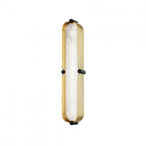 Hudson Valley Tribeca Small LED Bath Bracket Model: 2916-AGB/BK