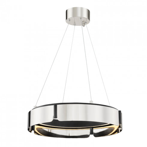 Hudson Valley Tribeca Small LED Chandelier Model: 2922-AGB/BK