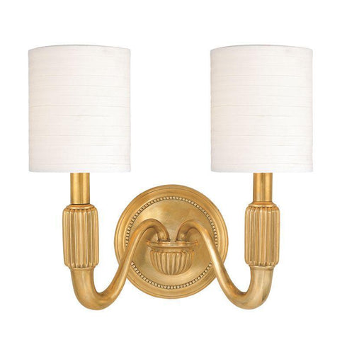 Hudson Valley Tuilerie 2 Light Wall Sconce Model: 402-PN