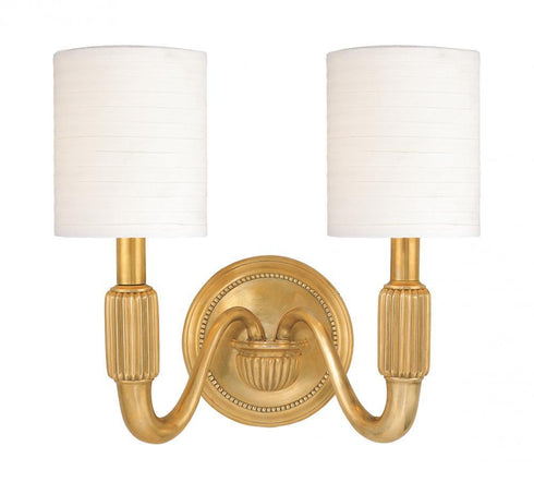 Hudson Valley Tuilerie 2 Light Wall Sconce Model: 402-PN