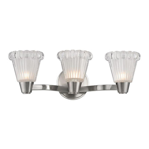 Hudson Valley Varick 3 Light Bath Bracket Model: 3443-SN