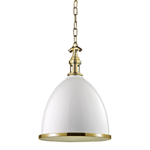 Hudson Valley Viceroy 1 Light Small Pendant Model: 7714-BAGB