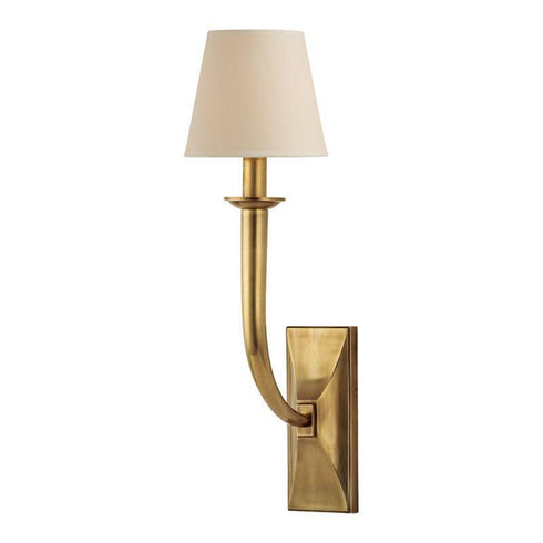 Hudson Valley Vienna 1 Light Wall Sconce Model: 110-AGB